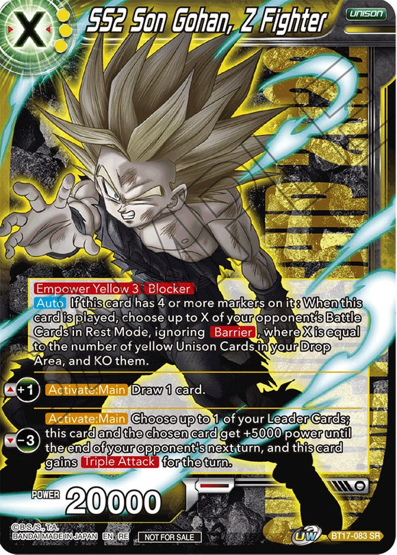 SS2 Son Gohan, Z Fighter (Campeonato 2022) (BT17-083) [Tarjetas de promoción] 