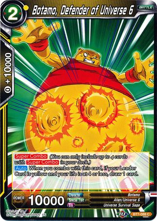 Botamo, Defensor del Universo 6 (BT7-088) [El asalto de los Saiyans] 