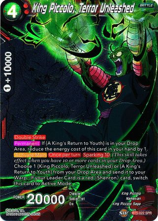 Rey Piccolo, Terror desatado (SPR) (BT5-022) [Renacimiento milagroso] 