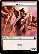 Elf Knight // Angel (0002) Double-Sided Token [Ravnica Remastered Tokens]-2