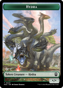 Hydra (Ripple Foil) // Boar Double-Sided Token [Modern Horizons 3 Commander Tokens]-1