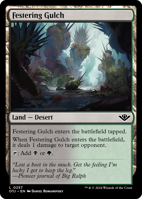 Garganta purulenta [Los forajidos de Thunder Junction] 