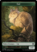 Elemental // Cat Double-Sided Token [Bloomburrow Commander Tokens]-2