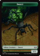 Insect (0011) // Ooze (0014) Double-Sided Token [Duskmourn: House of Horror Commander Tokens]-1