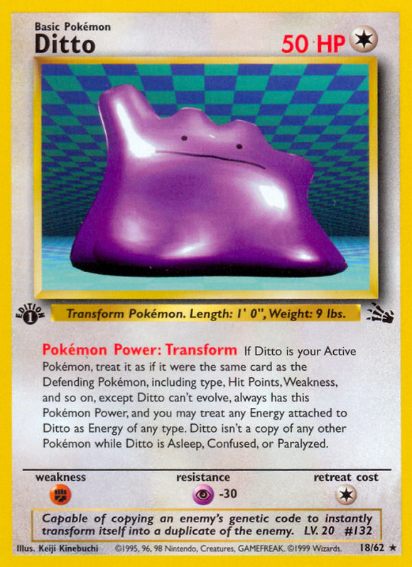 Ditto (18/62) [Fósil 1.ª edición] 