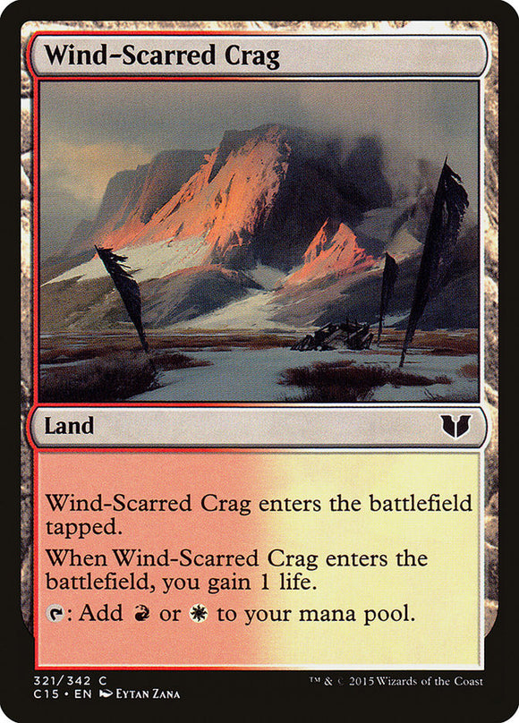Peñasco marcado por el viento [Commander 2015] 