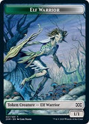 Elf Warrior // Germ Double-Sided Token [Double Masters Tokens]-1