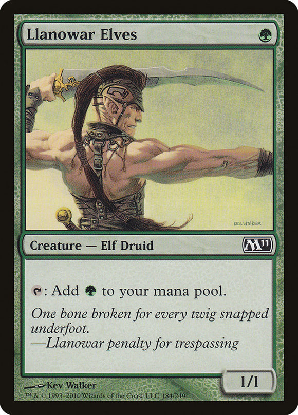 Elfos de Llanowar [Magic 2011] 