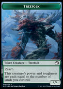 Wolf // Treefolk Double-Sided Token [Innistrad: Midnight Hunt Tokens]-2