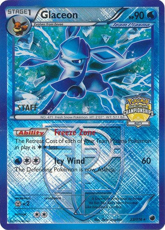 Glaceon (023/116) (Campeonato de la ciudad) (Personal) [Tarjetas de liga y campeonato] 