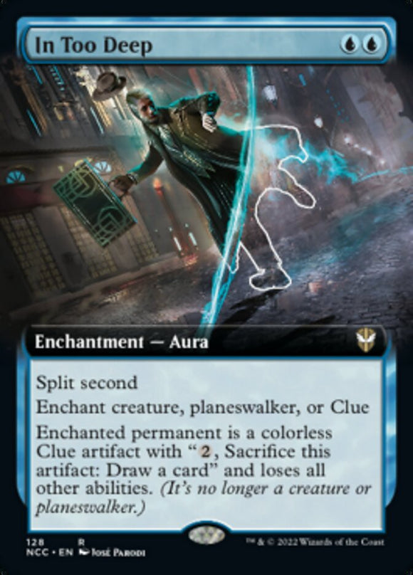 En lo profundo (ilustración ampliada) [Calles de New Capenna Commander] 