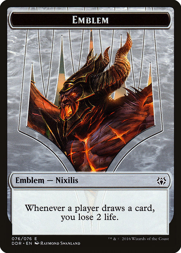 Emblema reavivado de Ob Nixilis [Duel Decks: Nissa vs. Ob Nixilis] 