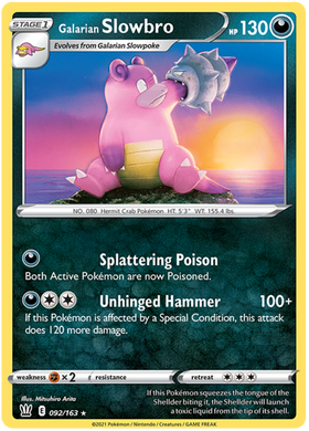 Slowbro de Galar (092/163) [Espada y escudo: estilos de batalla] 