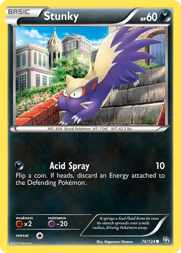 Stunky (76/124) [Blanco y negro: Dragones exaltados] 
