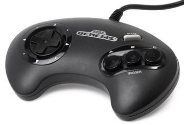 Red Fox Gaming - Hickory - Sega Genesis 3 Button Controller - Video Game - Sega Genesis