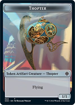 Cat Bird // Thopter Double-Sided Token [Starter Commander Decks] - 0