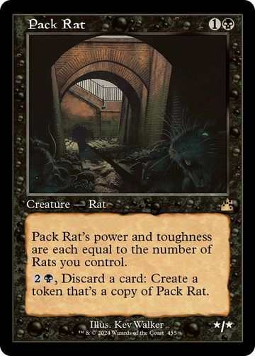 Pack Rat (marco retro) [Ravnica Remastered] 