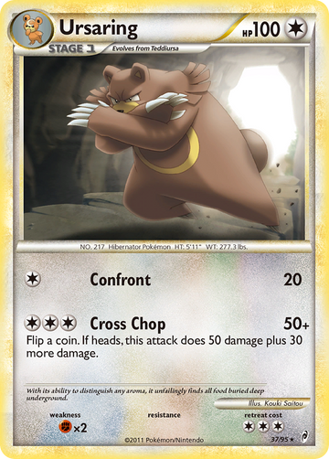Ursaring (37/95) [Oro HeartGold y Plata SoulSilver: Call of Legends] 