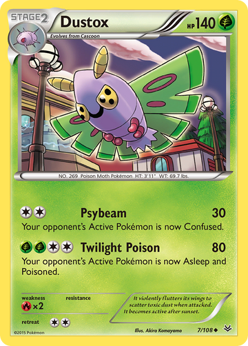 Dustox (7/108) [XY: Cielos rugientes] 