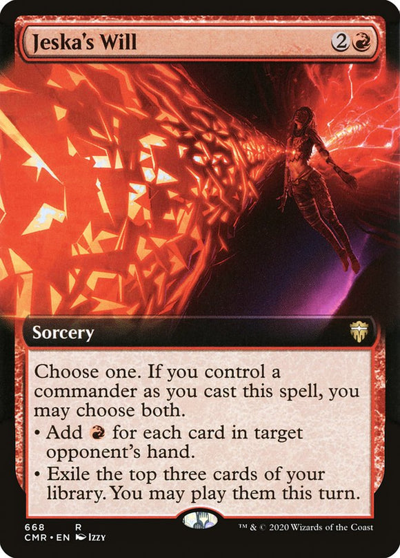 La voluntad de Jeska (ilustración ampliada) [Commander Legends] 