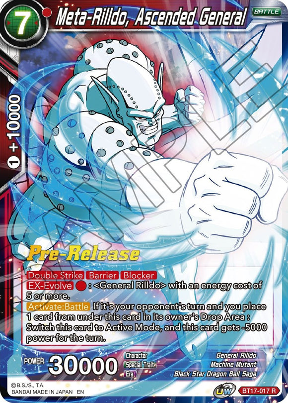 Meta-Rilldo, general ascendido (BT17-017) [Promociones de prelanzamiento de Ultimate Squad] 