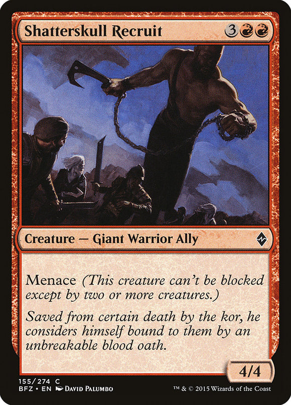 Recluta de Shatterskull [Batalla por Zendikar] 