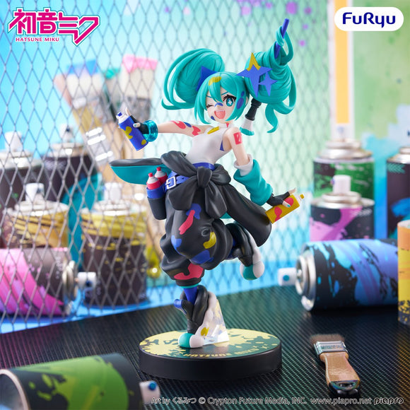 Hatsune Miku Paint Girl Another Color Muchute Statue