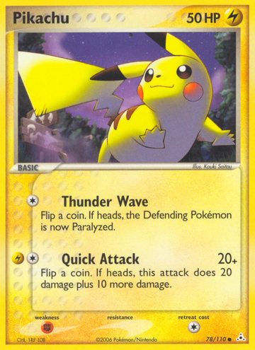 Pikachu (78/110) [EX: Fantasmas de Holon] 