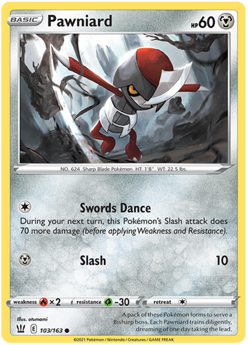 Pawniard (103/163) [Espada y escudo: estilos de batalla] 
