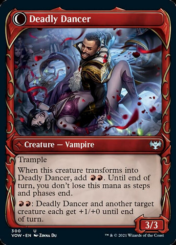 Alluring Suitor // Deadly Dancer (Showcase Fang Frame) [Innistrad: Crimson Vow] - 0