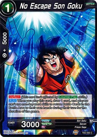 No Escape Son Goku (TB3-065) [Choque de destinos] 