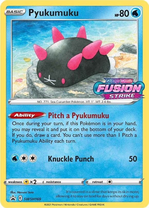 Pyukumuku (SWSH169) (Promoción de prelanzamiento) [Promociones de Sword &amp; Shield: Black Star] 