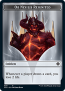Ob Nixilis Reignited // Ob Nixilis Reignited Double-Sided Token [Starter Commander Decks]-1