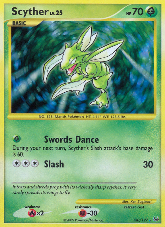 Scyther (130/127) [Platino: conjunto básico] 