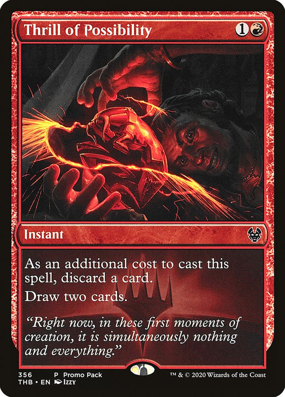 La emoción de la posibilidad (paquete promocional) [Promociones de Theros Beyond Death] 