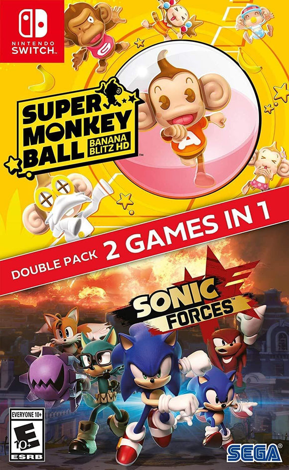 Red Fox Gaming - Hickory - Sonic Forces + Super Monkey Ball: Banana Blitz - Video Game - Nintendo Switch