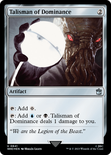 Talismán de dominancia (Surge Foil) [Doctor Who] 