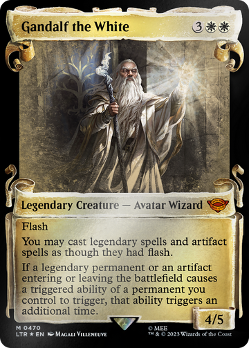 Gandalf el Blanco [El Señor de los Anillos: Pergaminos de presentación de Cuentos de la Tierra Media] 