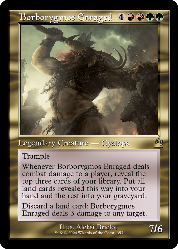 Borborigmos enfurecido (fotograma retro) [Ravnica Remastered] 