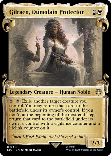 Gilraen, protectora de los dúnedain [El Señor de los Anillos: Cuentos de la Tierra Media: Pergaminos de presentación del comandante] 