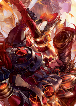 Tarjeta de arte de Renegado de Upriser [Serie de arte de Kamigawa: Neon Dynasty] 