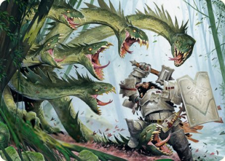 Tarjeta de arte de La guarida de la Hidra [Serie de arte de Dungeons &amp; Dragons: Adventures in the Forgotten Realms] 