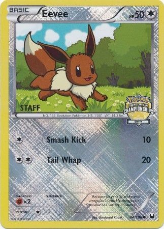 Eevee (84/108) (personal del City Championship) [Tarjetas de liga y campeonato] 