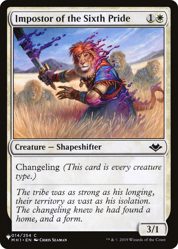 Impostor of the Sixth Pride [The List]