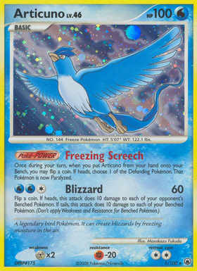 Articuno (1/100) [Diamante y Perla: Amanecer majestuoso] 