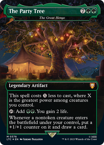 El Gran Henge - El Árbol de la Fiesta (Reinos y Reliquias Foil de Surge) [El Señor de los Anillos: Tales of Middle-Earth Commander] 