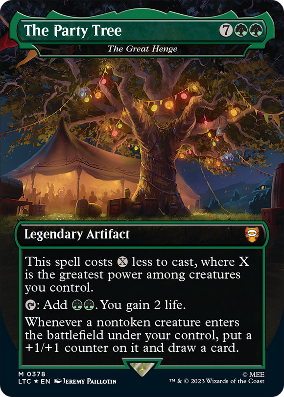 El Gran Henge - El Árbol de la Fiesta (Reinos y Reliquias Foil de Surge) [El Señor de los Anillos: Tales of Middle-Earth Commander] 