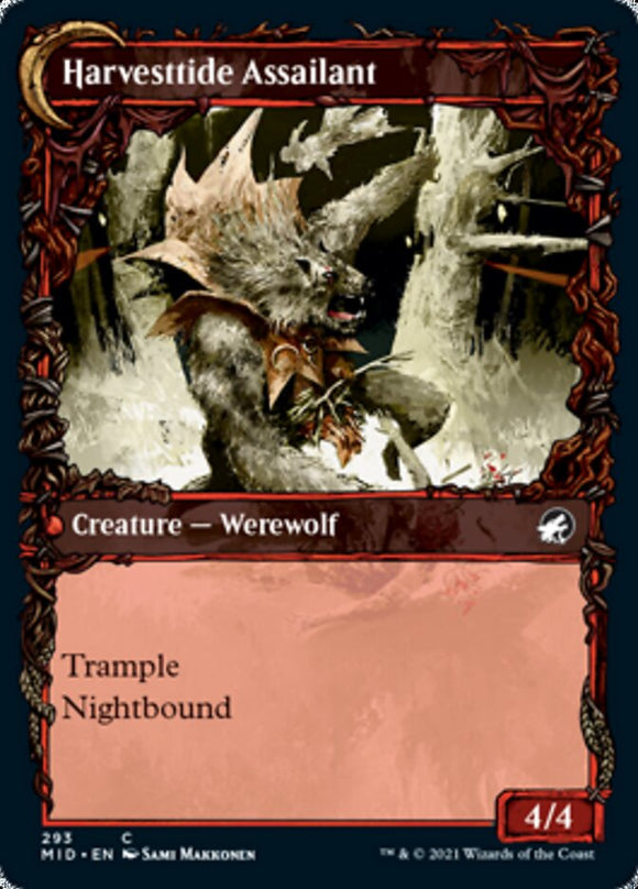Infiltrador de la temporada de la cosecha // Agresor de la temporada de la cosecha (Equinoccio de exhibición) [Innistrad: Cacería de medianoche] 