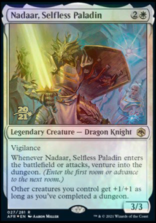 Nadaar, Paladín desinteresado [Promociones de prelanzamiento de Dungeons &amp; Dragons: Adventures in the Forgotten Realms] 