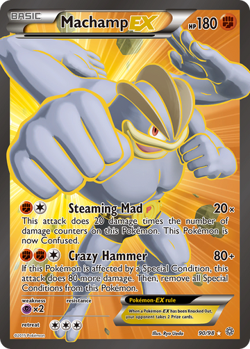 Machamp EX (90/98) [XY: Orígenes antiguos] 